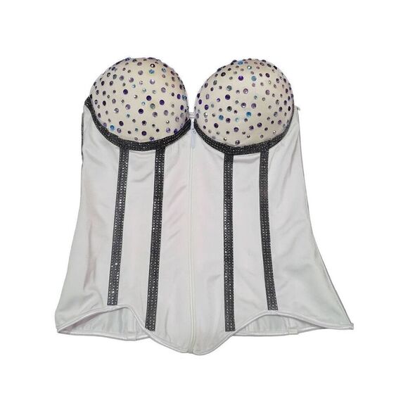 Custom Swarovski Crystal Embellished Corset - Picture 1 of 6